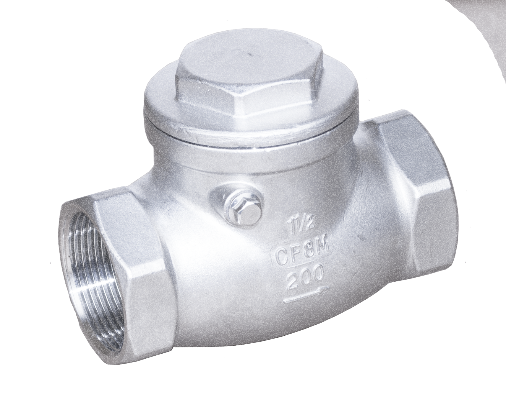 Stainless Steel Threaded Swing Check Valve - view 4